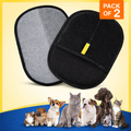 Pet Hair Removal Glove fot for Couch, Clothes, Car, Carpet, Bed, Furniture PACK OF 2