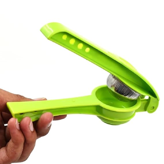 Manual Lemon Squeezer Hand Press Citrus Juicer with Hinged Handles