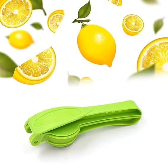 Manual Lemon Squeezer Hand Press Citrus Juicer with Hinged Handles