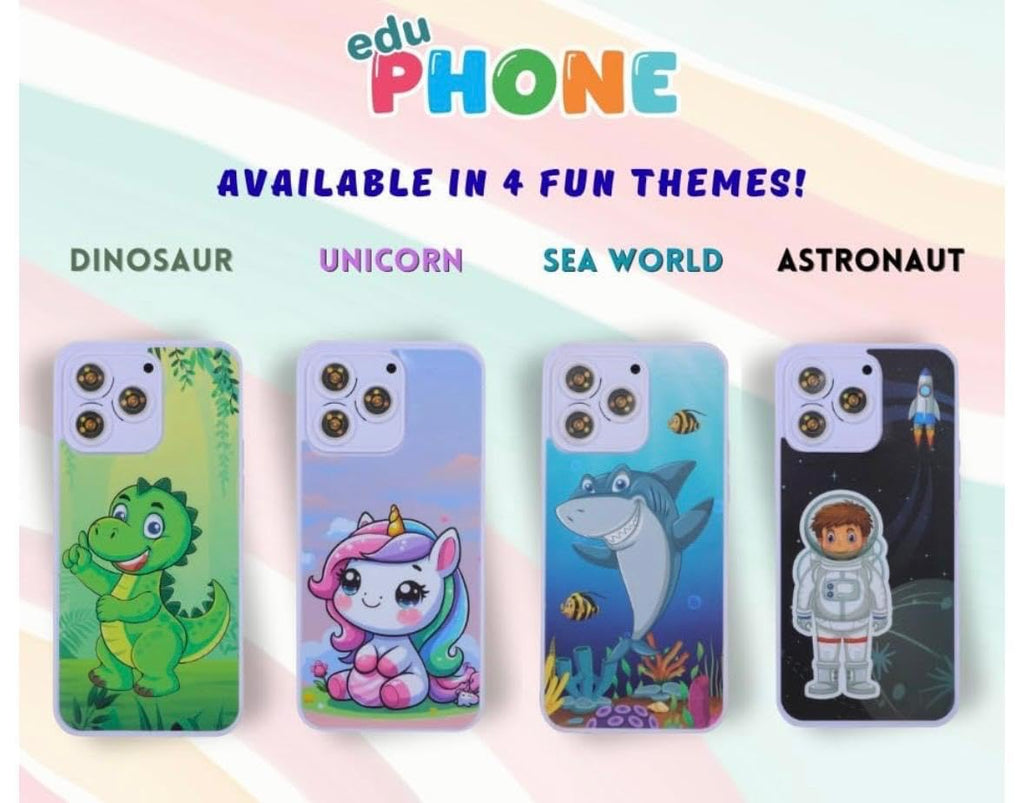 Play Craft EduPhone Educational Type-C Rechargeable Musical Toy 28 Functions, Alphabet, Numbers, Varnmala, Animal Sounds, Nursery Rhymes in English & Hindi