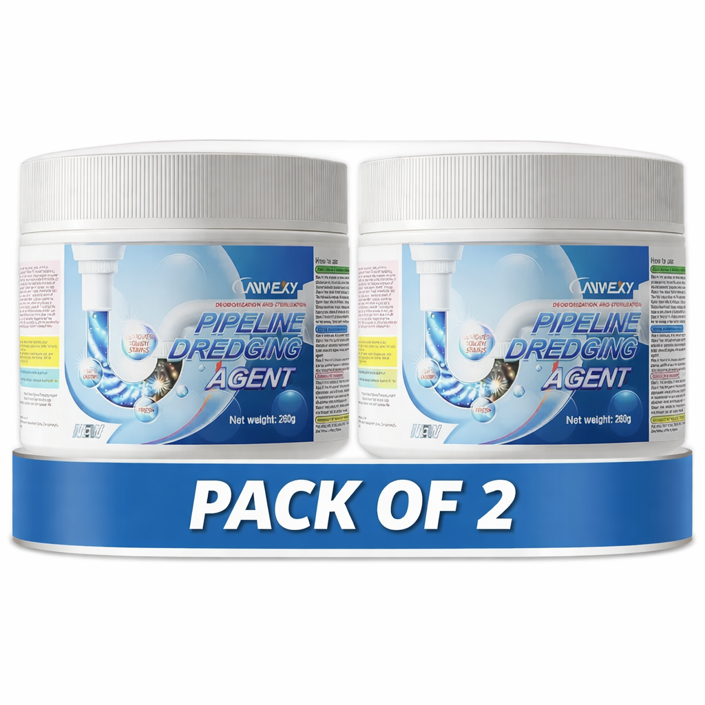 Powerful Pipe Dredging Agent for Kitchen and Toilet Pipelines 260 gm(pack of 2)