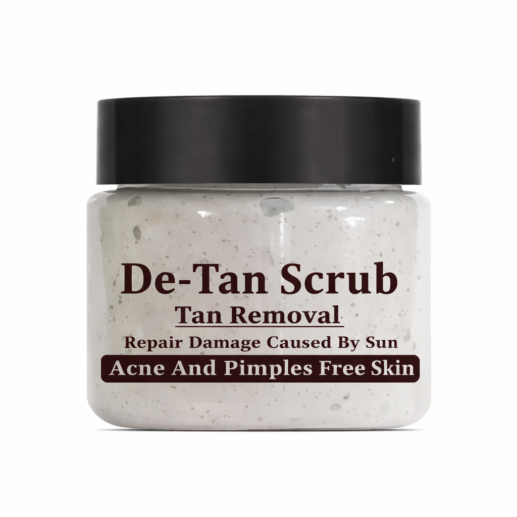 De-Tan Scrub for Tan Removal, Acne and Pimples Free Skin pack of 1