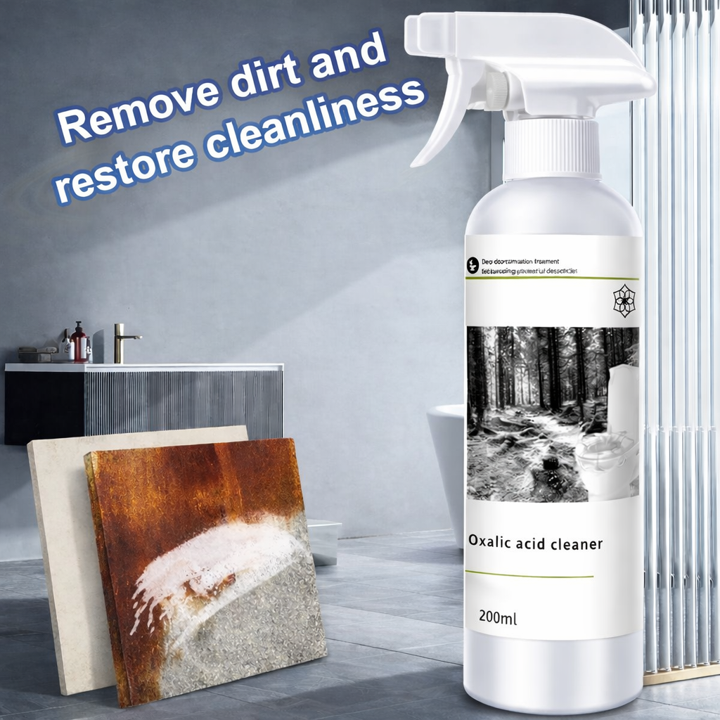 Oxalic Acid Stain Removal Spray, Toilet Cleaner Extra Strong, Oxalic Acid Cleaner 200ml(PACK 2)
