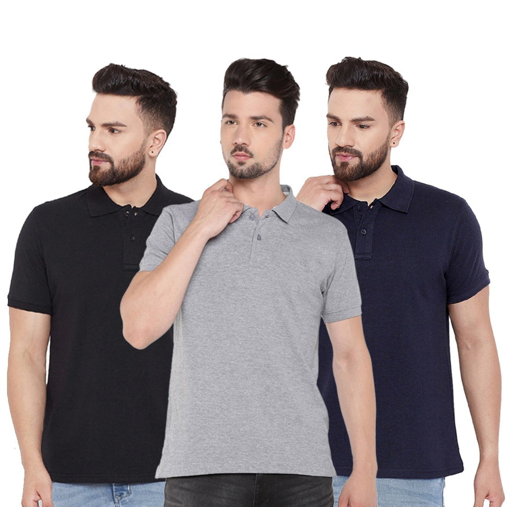 Pack of 3 Polo T-Shirt for Men