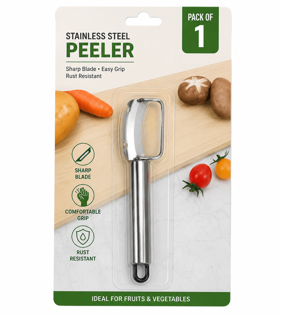 Paring Knife Peeling Potato Pumpkin Multi-functional Knife pack of 1