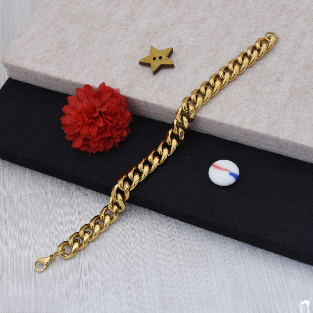 Golden Bracelet For Men Pack of 1