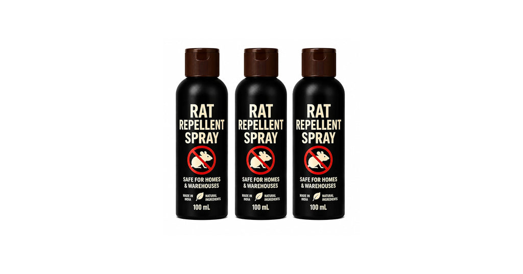 Rat Repllent Spray Safe for homes and warehouse 100ml each(pack of 3)
