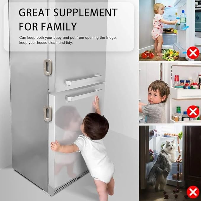 Fridge Freezer Door Lock -Baby Safety Child Lock