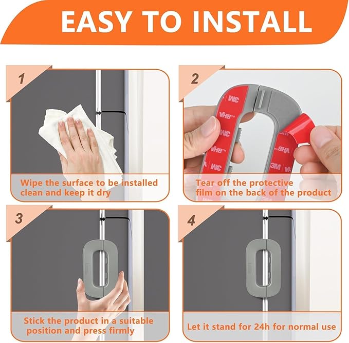Fridge Freezer Door Lock -Baby Safety Child Lock