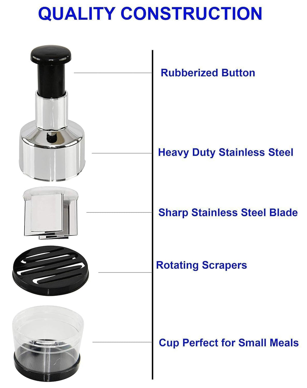 Onion Garlic Hand Press Chopper