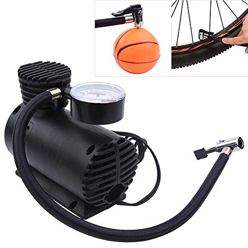 12V Mini Air Compressor, Portable ElectricDigital Tire Inflator Pump