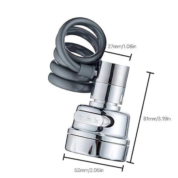 Faucet Extender Sprayer with Stretchable Hose