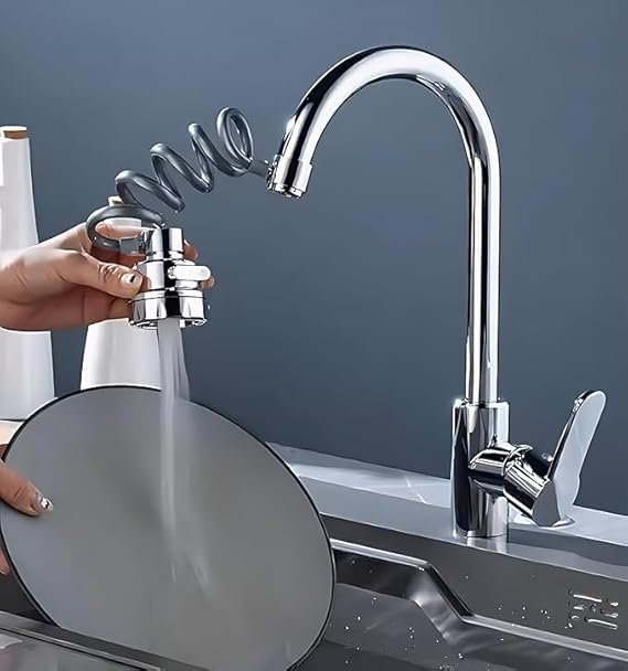 Faucet Extender Sprayer with Stretchable Hose