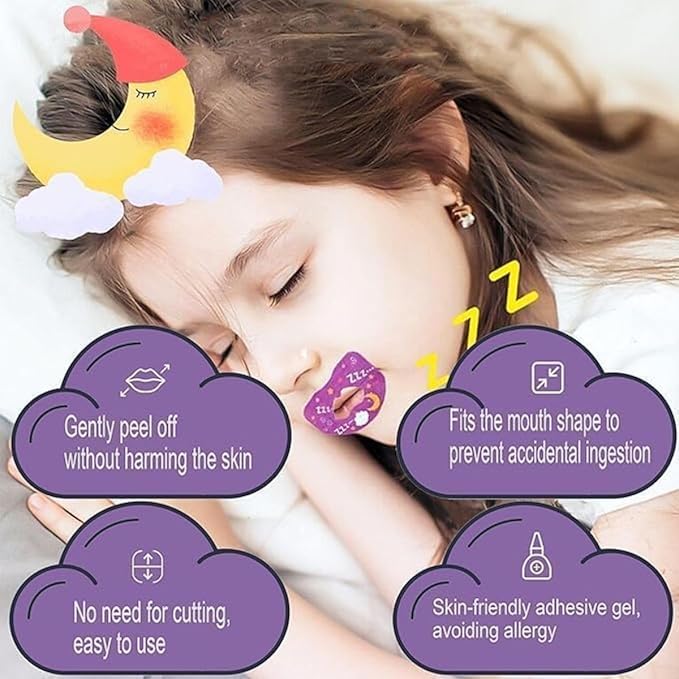 Kids Sleep Strips – Safe Nose Breathing Mouth Tape for Kids & Adults