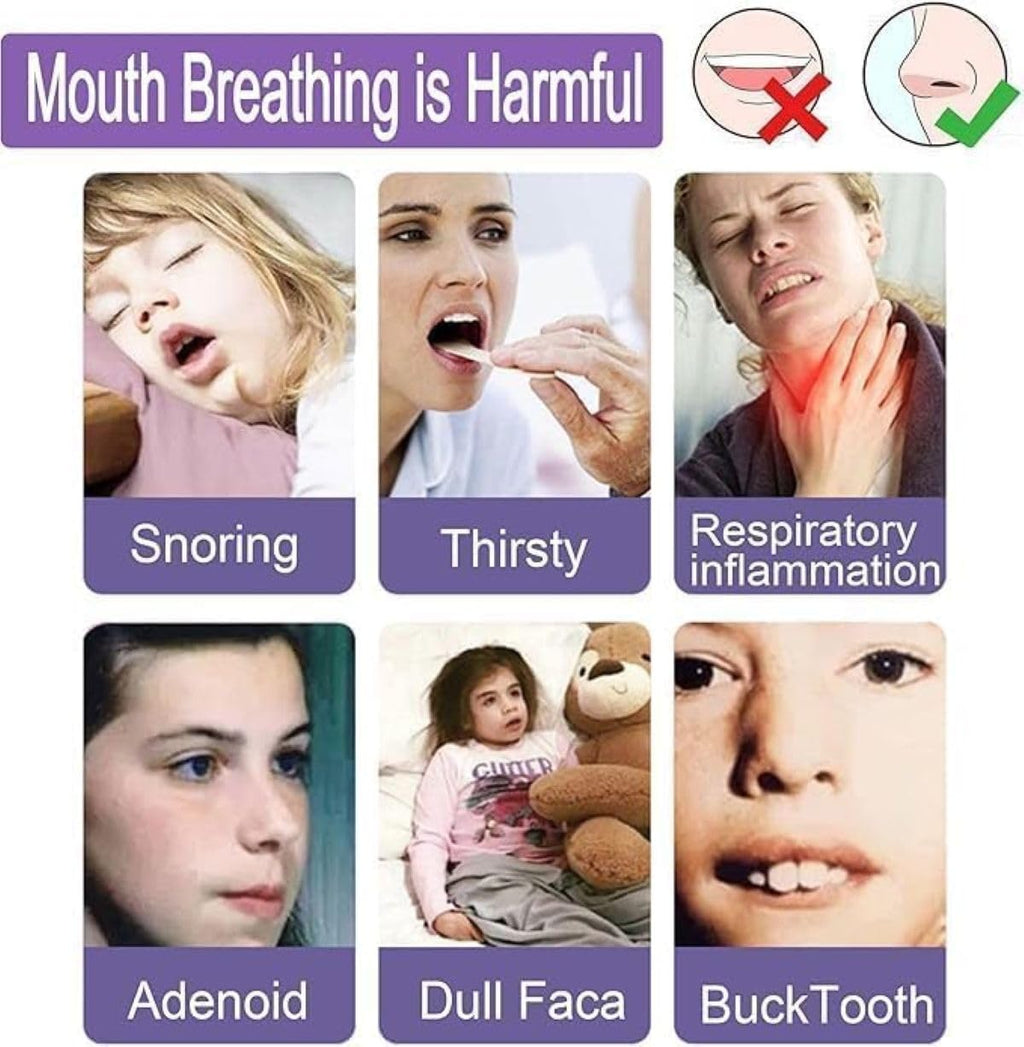 Kids Sleep Strips – Safe Nose Breathing Mouth Tape for Kids & Adults