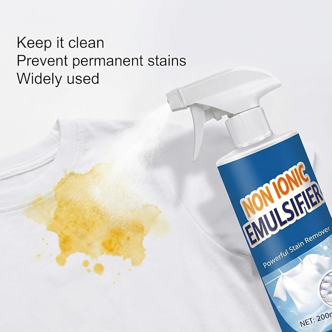 Non Ionic Emulsifier Clothing Cleaner Spray 200ml pack of 2