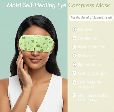 Self-Heating Steam Eye Mask for Dry Eyes PACK OF 10