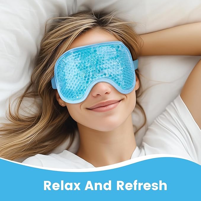 Eye Mask for Puffy Eyes Reusable Hot Cold Therapy Gel Eye Mask PACK OF 1