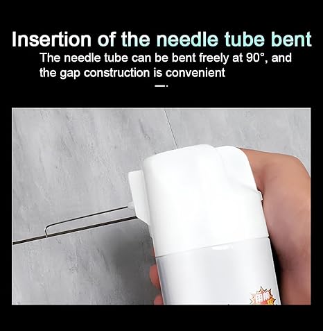 Tile Adhesive Glue, Tile repair sealant With needle design can go deep into the gap to repair loose floor tiles 500ml pack of 1