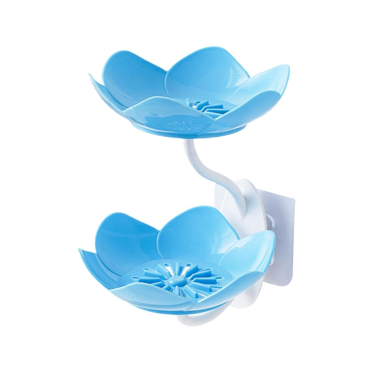 Drain Soap Tray Double Layer Wall Mounted Soap Box for Bathroom (RANDOM COLOR) pack 1 , 2 and 3