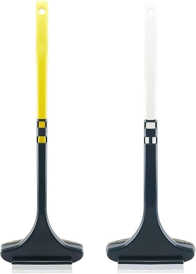 2-in-1 Mesh Cleaning Brush with Squeegee(RANDOM COLOR)
