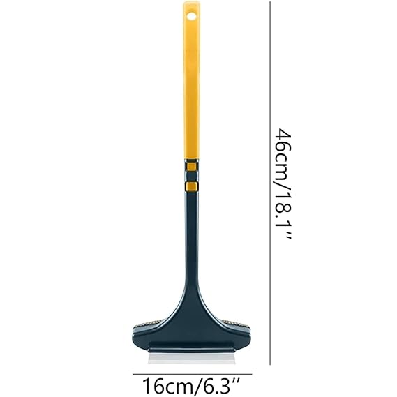 2-in-1 Mesh Cleaning Brush with Squeegee(RANDOM COLOR)