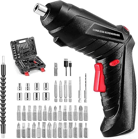 Cordless Electric Screwdriver 47 in 1 Kit