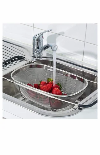 Extendable stainless steel strainer Pack of 1