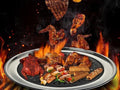 Indoor Gas Smokeless Barbeque Grill Tandoor