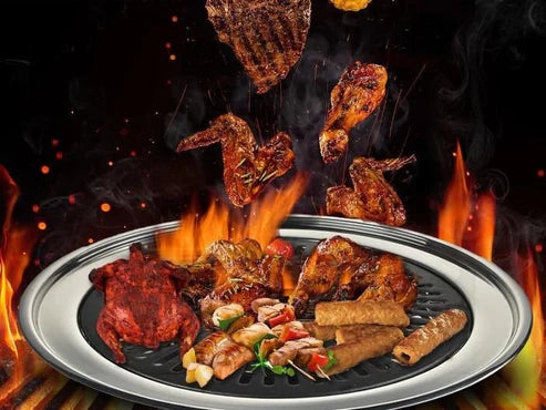 Indoor Gas Smokeless Barbeque Grill Tandoor
