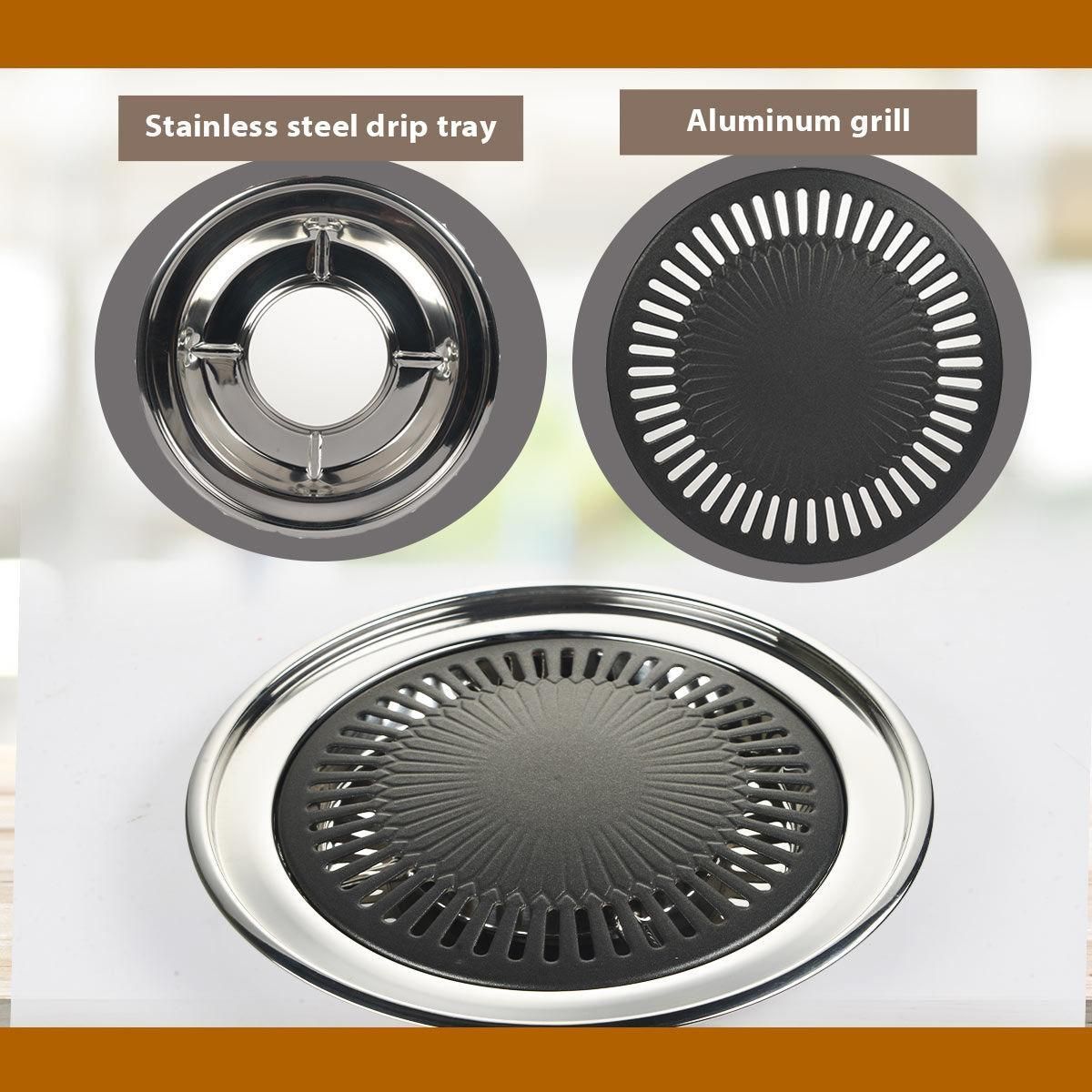 Indoor Gas Smokeless Barbeque Grill Tandoor