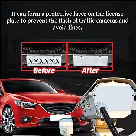 Invisible Car Stealth  License Plate Spray Protector 50ml each pack of 2