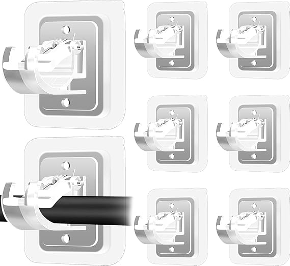 8pcs No Drill Curtain Rod Brackets Self Adhesive Curtain Rod Holder Hooks Nail Free Adjustable
