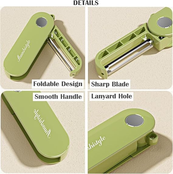 Mini Foldable Vegetable Fruit Peeler Household Stainless Steel Scraper Knife Veggie Peeler
