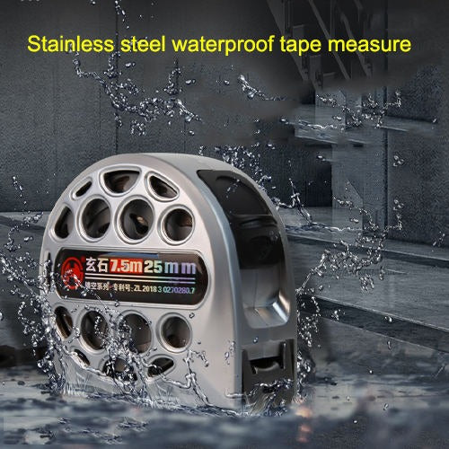 Stainless Steel Tape Measure Portable Measuring Tapes for Craftsmen Carpentry 7.5 Meters