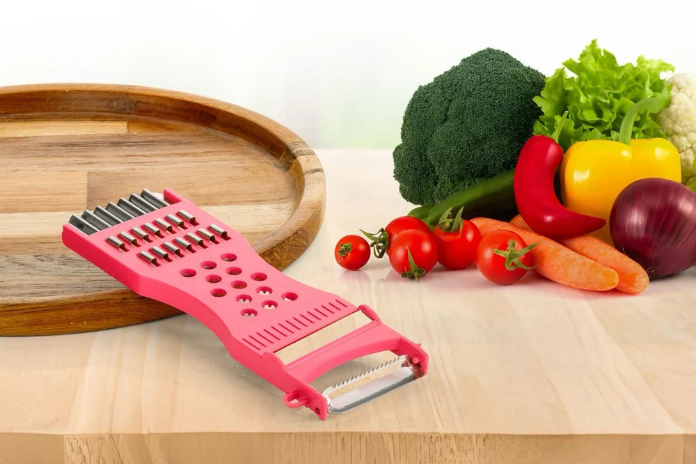 6 In 1 Slicer And Grater With Peeler (RANDOM COLOR)