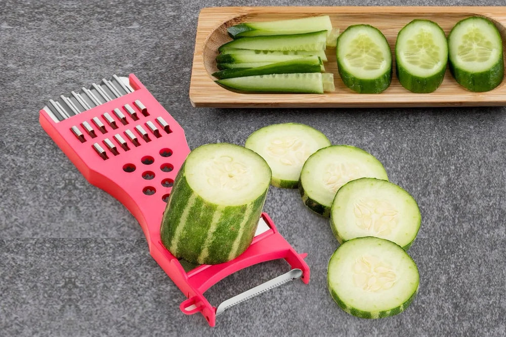 6 In 1 Slicer And Grater With Peeler (RANDOM COLOR)