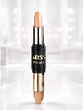 2-in-1 Contour & Highlight Duo Stick, Double-ended, Creamy Texture, Matte Finish
