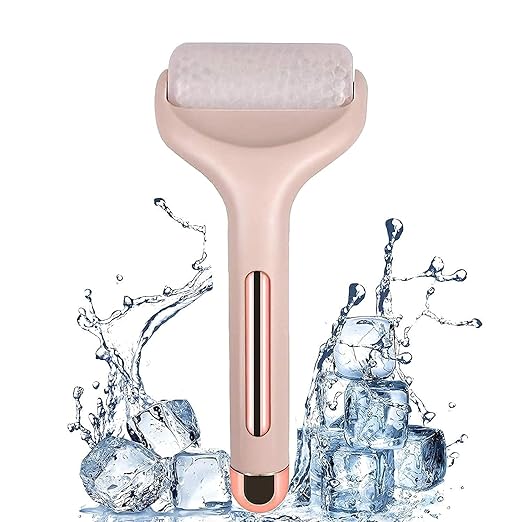 Ice Face Massager for De-puffing, Shrink/Tighten Pores & Face Toning Massage