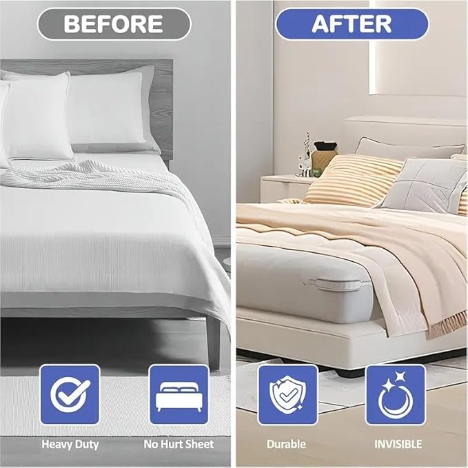 4Pcs Bed Sheet Holder Fitted Sheet Straps, Bed Accessories