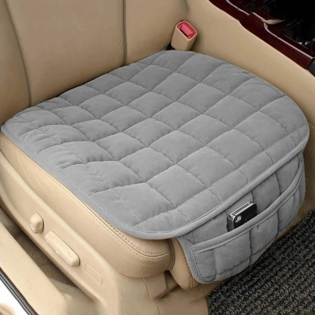 Comfortable Ultra-Soft Memory Foam Car Seat Cushion Cover with Non-Slip Grip and Storage Pouch Pack of 1