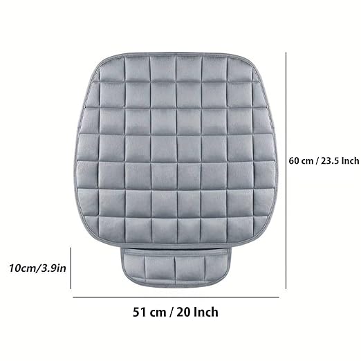 Comfortable Ultra-Soft Memory Foam Car Seat Cushion Cover with Non-Slip Grip and Storage Pouch Pack of 1