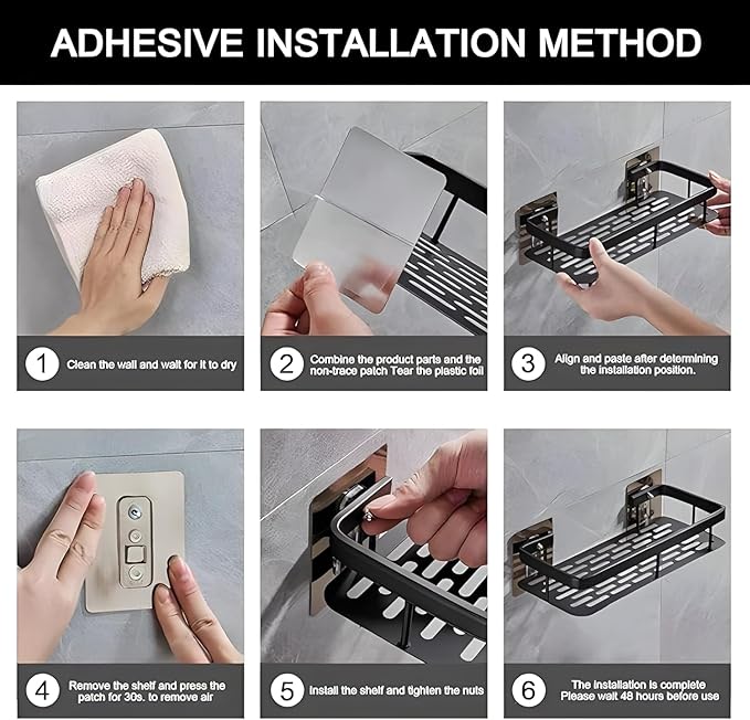 Shower Caddy Shelf for Home & Kitchen Storage Organizer Hanging Shelves Rack (PACK OF 2)