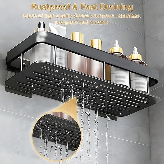 Shower Caddy Shelf for Home & Kitchen Storage Organizer Hanging Shelves Rack (PACK OF 2)