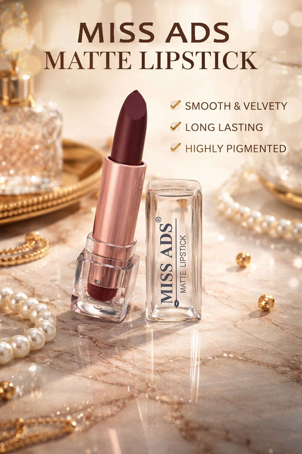 Matte Finish Lipstick MAML55RMM