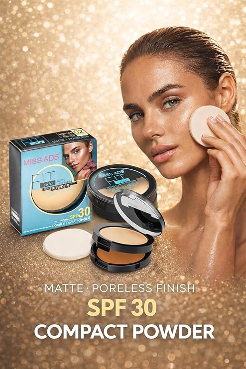 Fit Skin Compact Powder SPF 30 is a lightweight, double-layer compact (MACP014) PACK OF 1