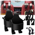 3 in 1 Multi-Functional Hook - Car Seat Headrest Cup Holder & Organizer, 2 PCS