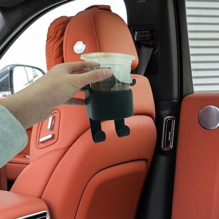 3 in 1 Multi-Functional Hook - Car Seat Headrest Cup Holder & Organizer, 2 PCS