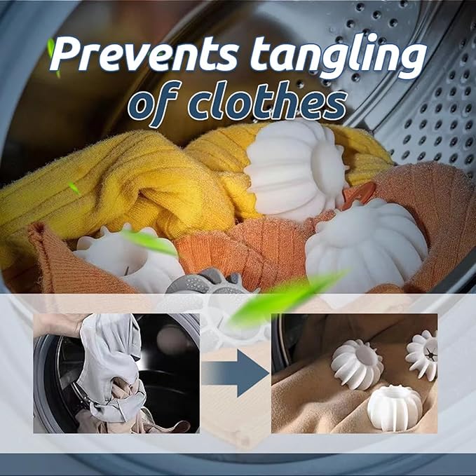 6pcs Reusable Silicone Laundry Balls