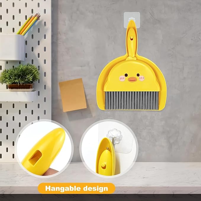 Plastic Small Broom & Dustpan Set,1Pc